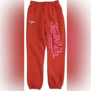 Von Dutch Men’s Flying Eyeball Graphic Joggers - Size Medium